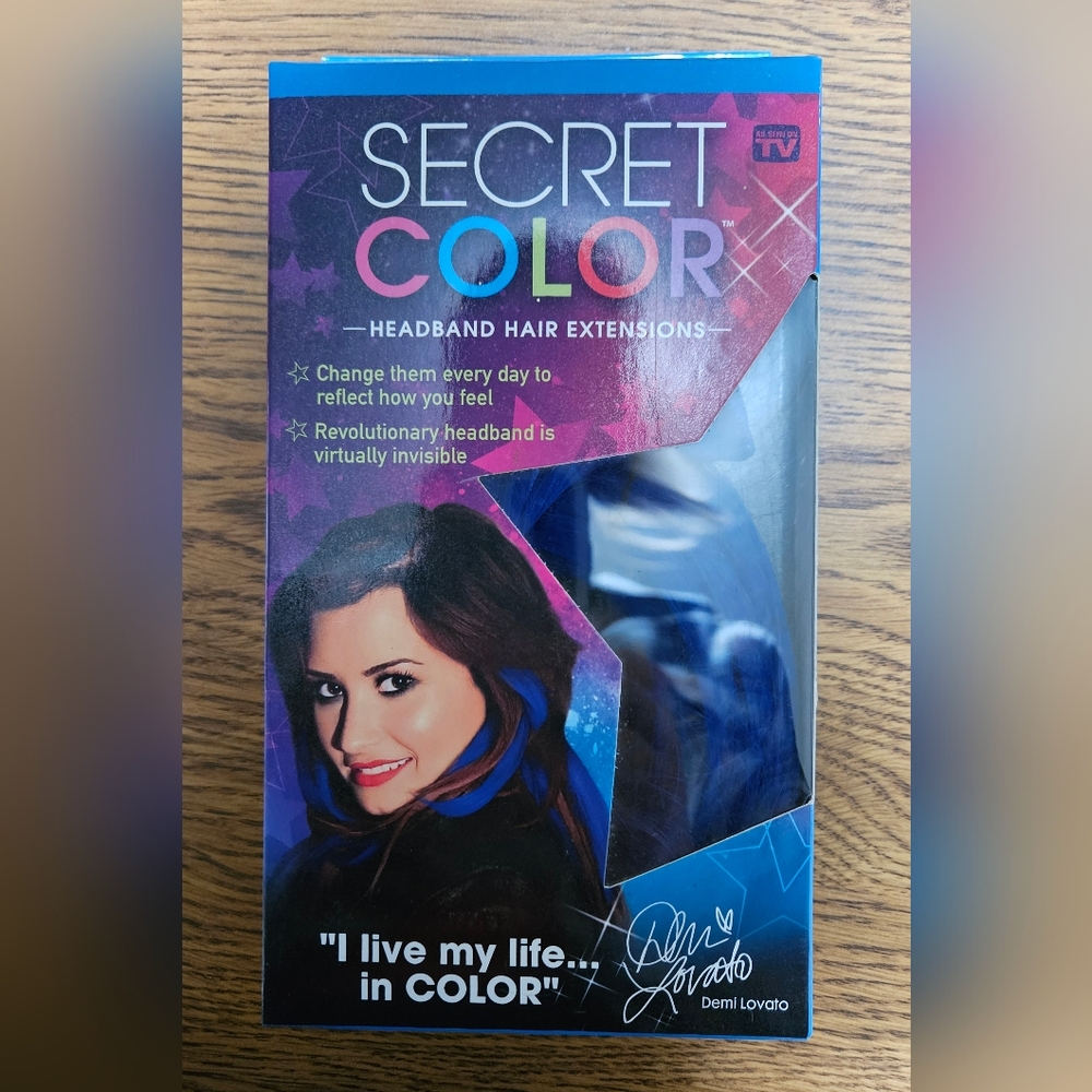 New Secret Color Headband Blue